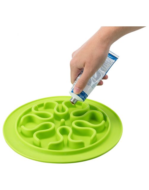 Trixie Slow Feeding Voedermat Voor Rvs Bak - Hondenvoerbak - Ø24 cm Assorti