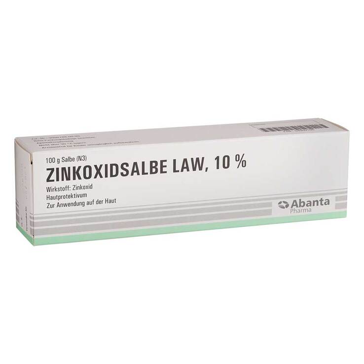 ZINKOXIDSALBE LAW, 10 %, 100 g