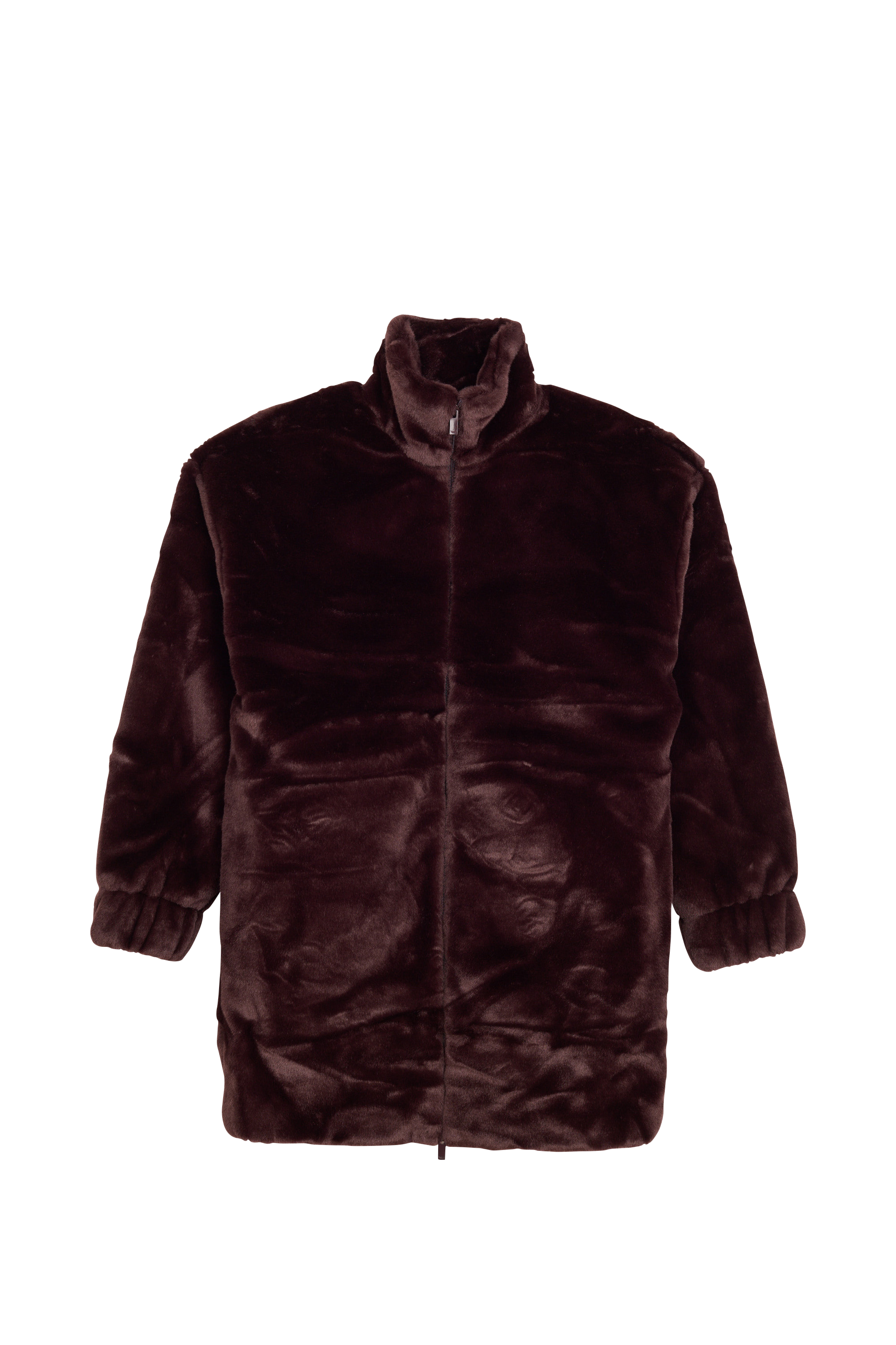 ADIDAS Veste FAUX FUR JACKET Marron