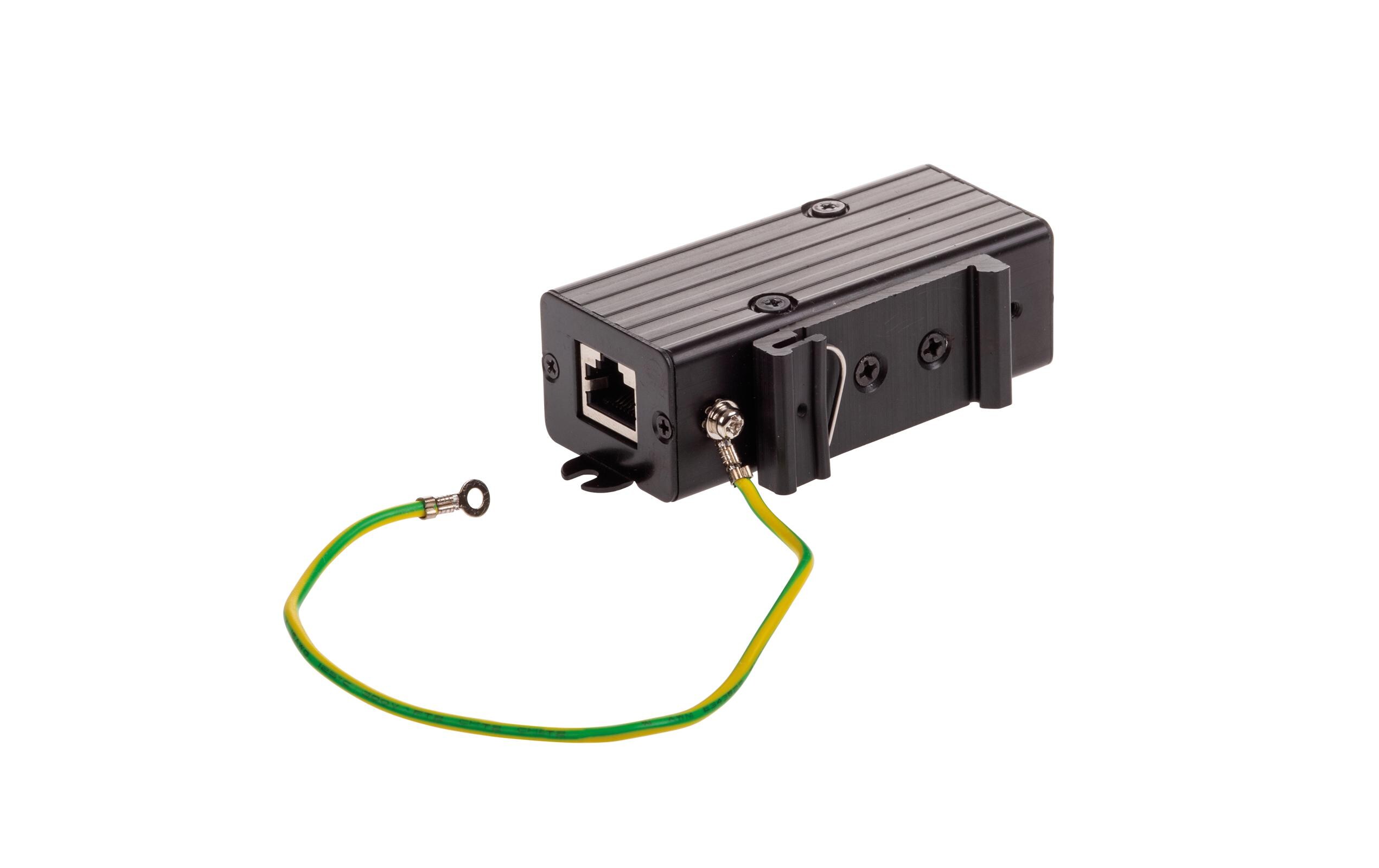 Blitzschutz TU8001 Ethernet Surge ProtectorZur Verwendung im Innenbereich oder in einem Gehäuse