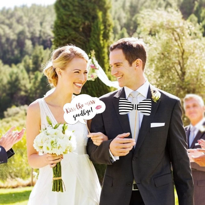 (32er Set) Photo Booth Fotorequisiten Party Foto Accessoires Junggesellinnenabschied / Hochzeit
