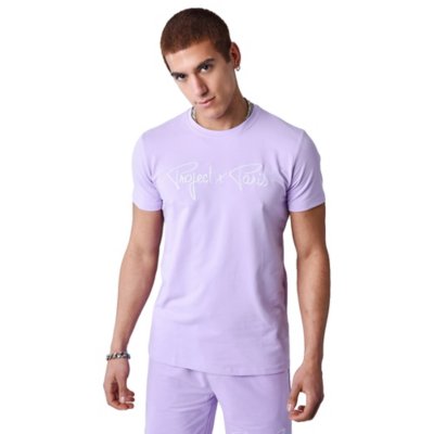 Tee-shirt à manches courtes homme Basic Broderie PROJECT X PARIS
