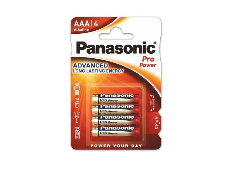Panasonic Batterie Pro Power Alkaline AAA , 4 Stück Typ AAA, 4 Stück