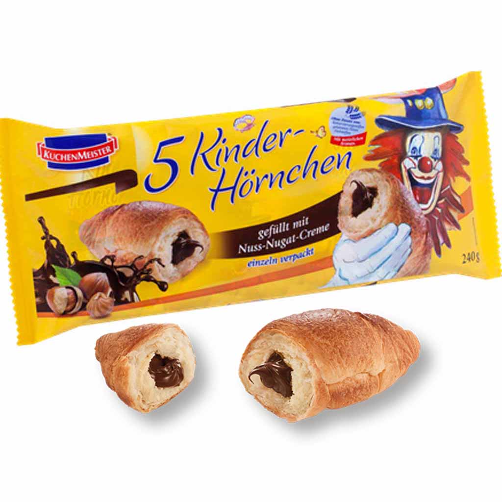 Kuchenmeister Kinder Hörnchen Nuss Nougat 240g MHD:25.12.24
