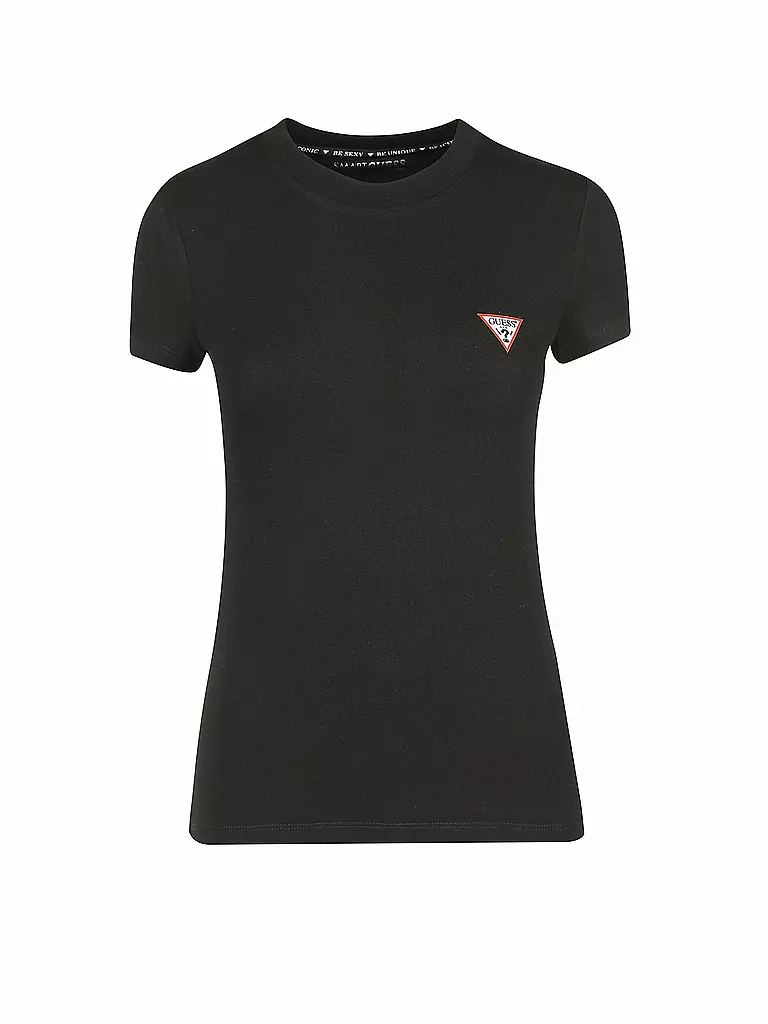 GUESS T-Shirt schwarz