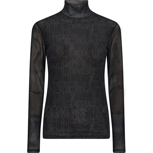 Hype The Detail Mesh Bluse, Black, M