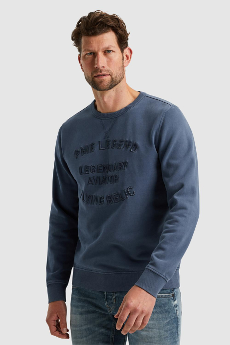 PME legend blauwe heren sweater