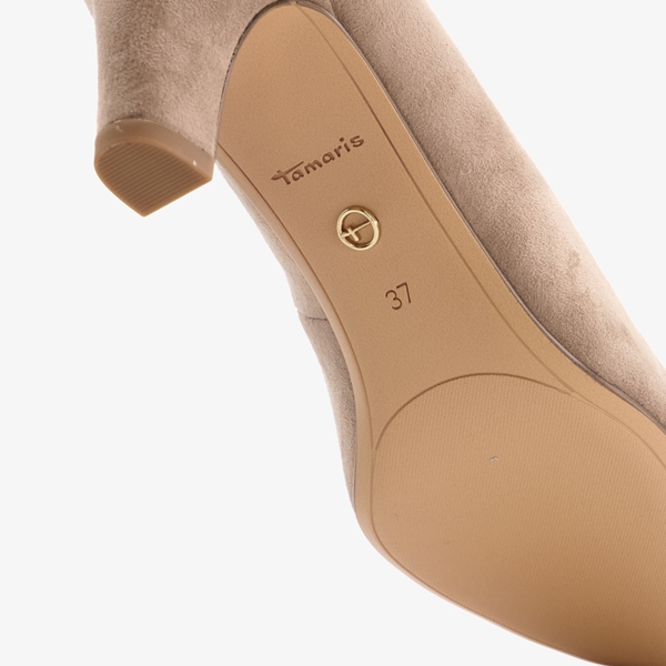 Tamaris dames pumps beige met ronde neus