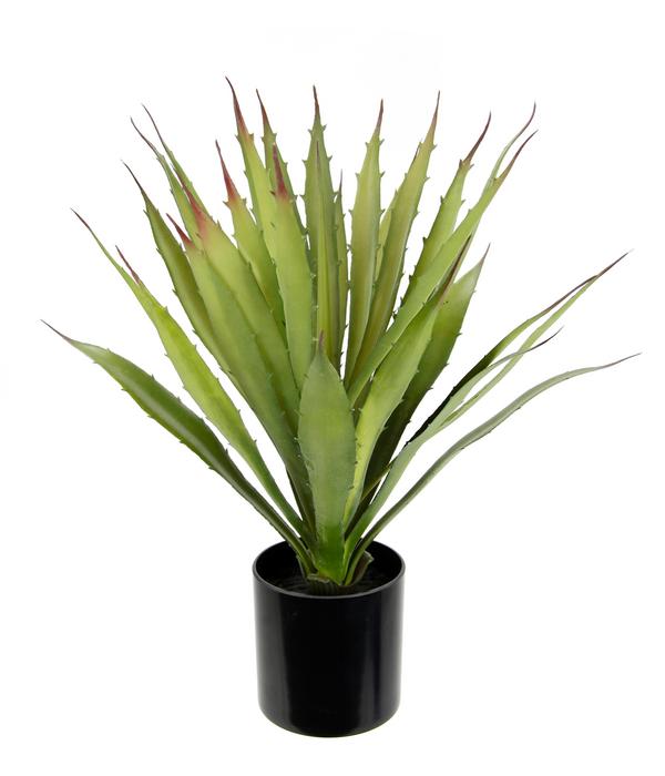 I.GE.A. Kunstpflanze Agave im Kunststoff-Topf,