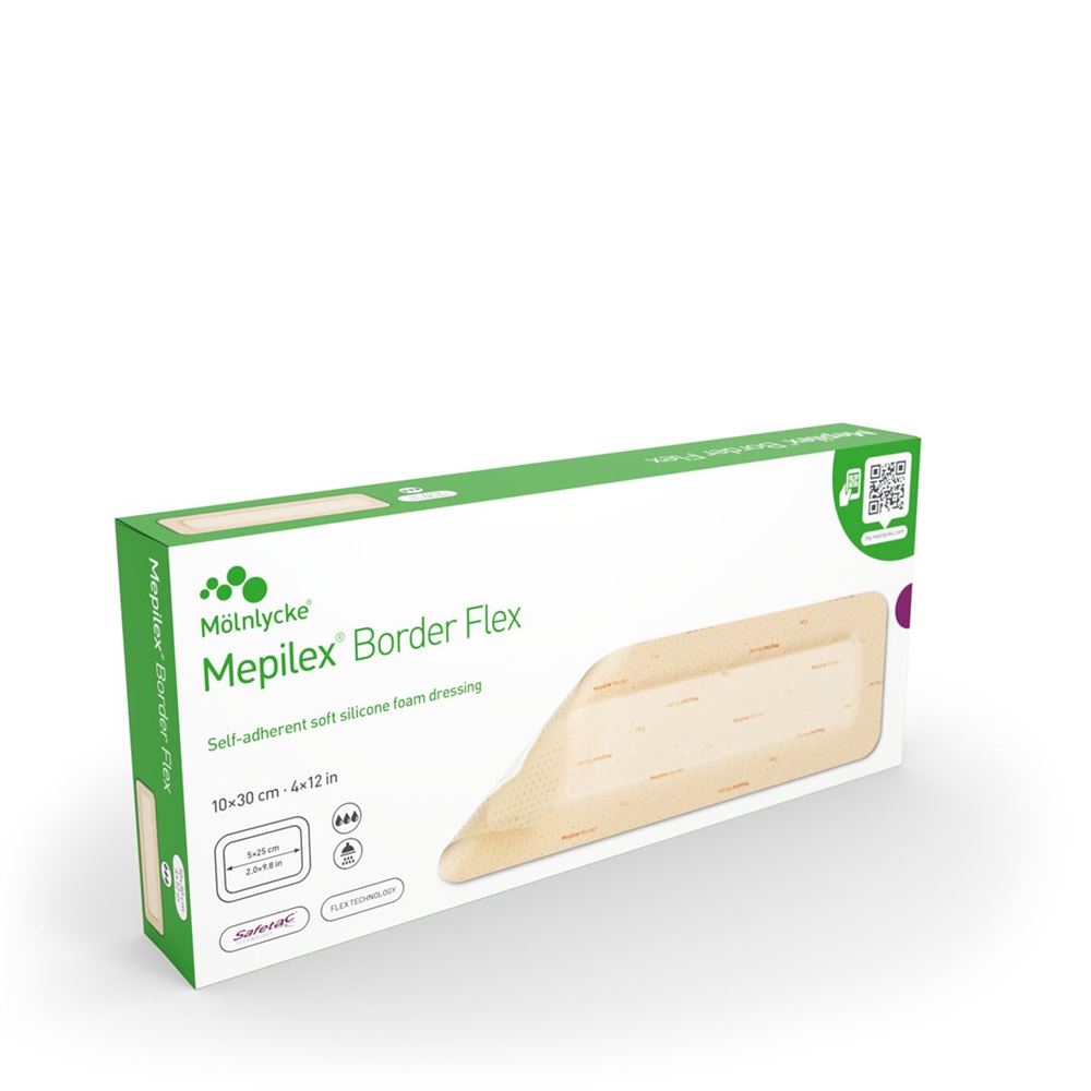 MEPILEX Border Flex<br>10 Stück, 10x30cm