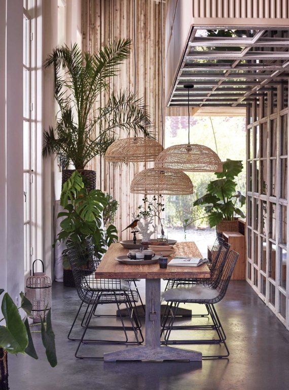 HKliving Wire stoel zwart