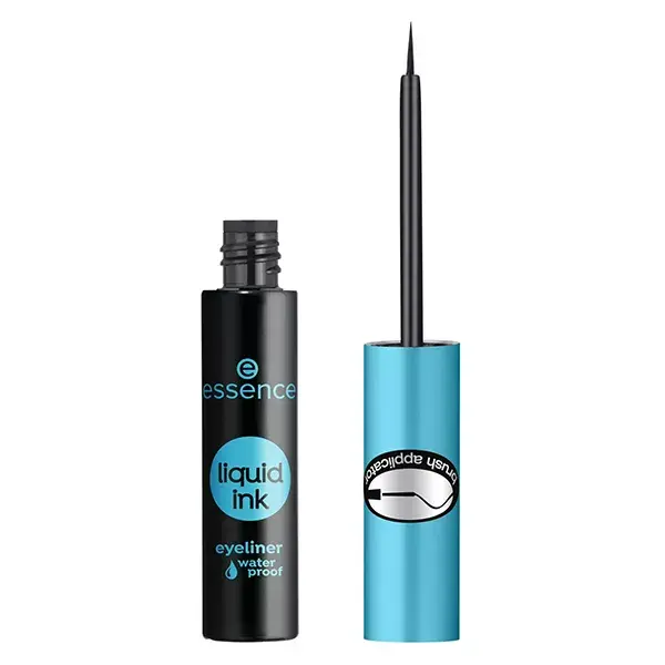 Delineador Líquido Essence à Prova d'Água, Cor Preta, 3ml