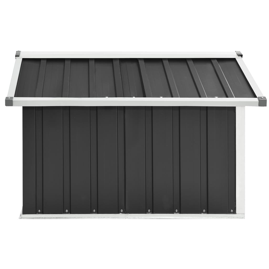 Abri pour robot de jardin 92x97x63cm acier galvanisé anthracite
