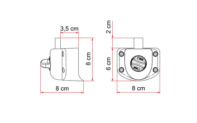Fiamma Safe Door Guardian Innerer Sicherheitsblock