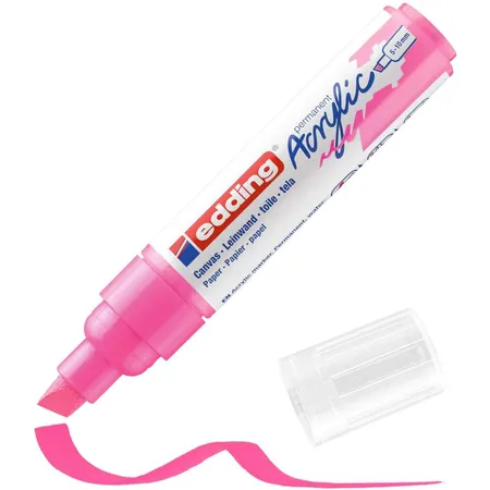 edding 5000 Acrylmarker breit - neon-pink