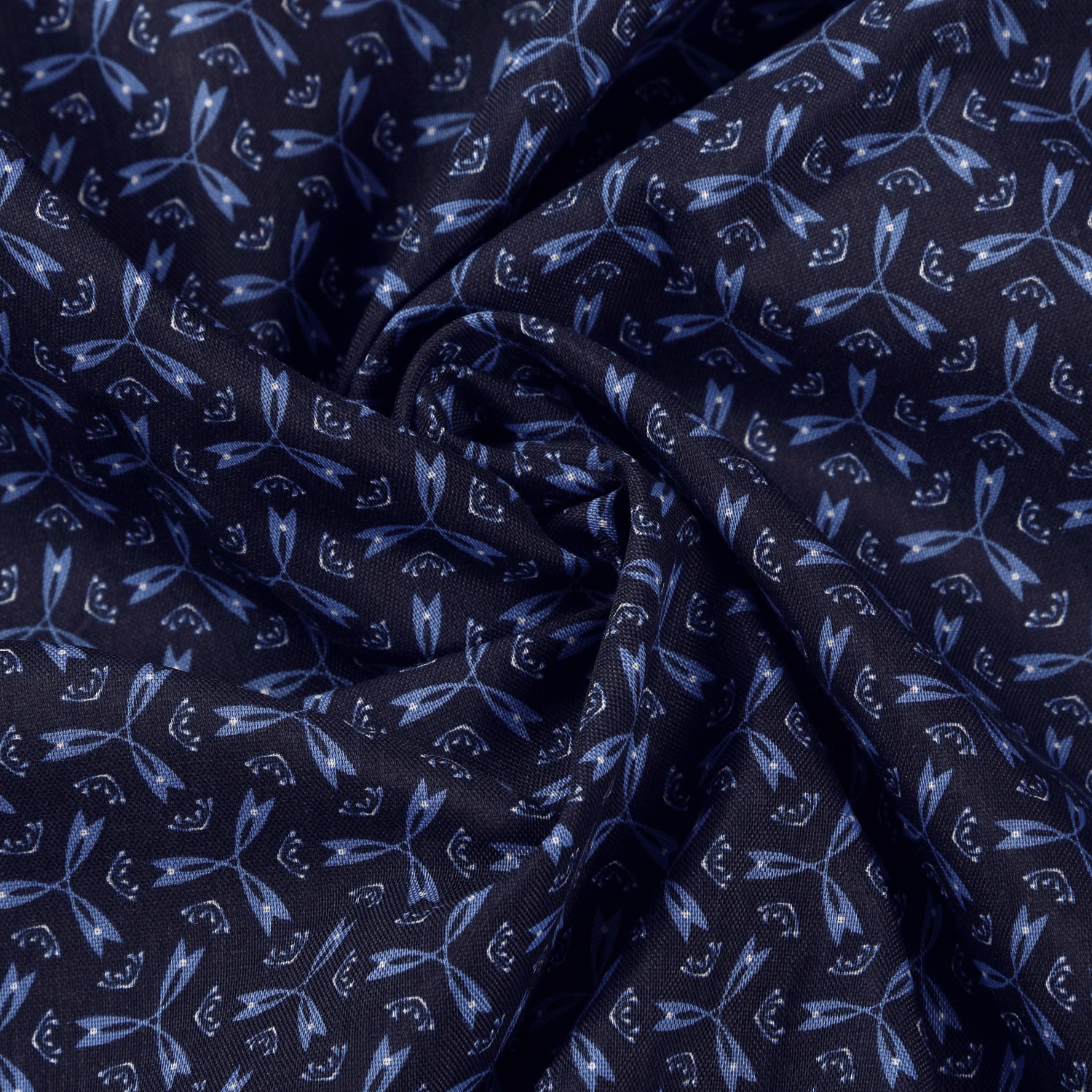 Schlaufenschal - blau - 140x160cm