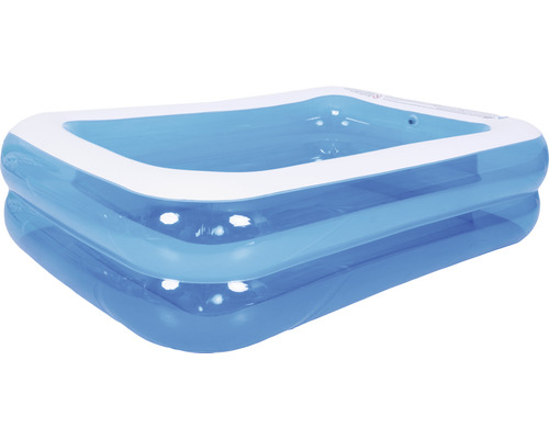 Opzetzwembad Fast-Set-Pool Familypool PVC rechthoekig 197x143x49 cm zonder accessoires blauw/wit