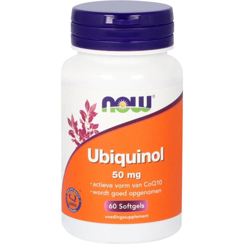 Now Co-Q10 Ubiquinol 50mg 60 softgels