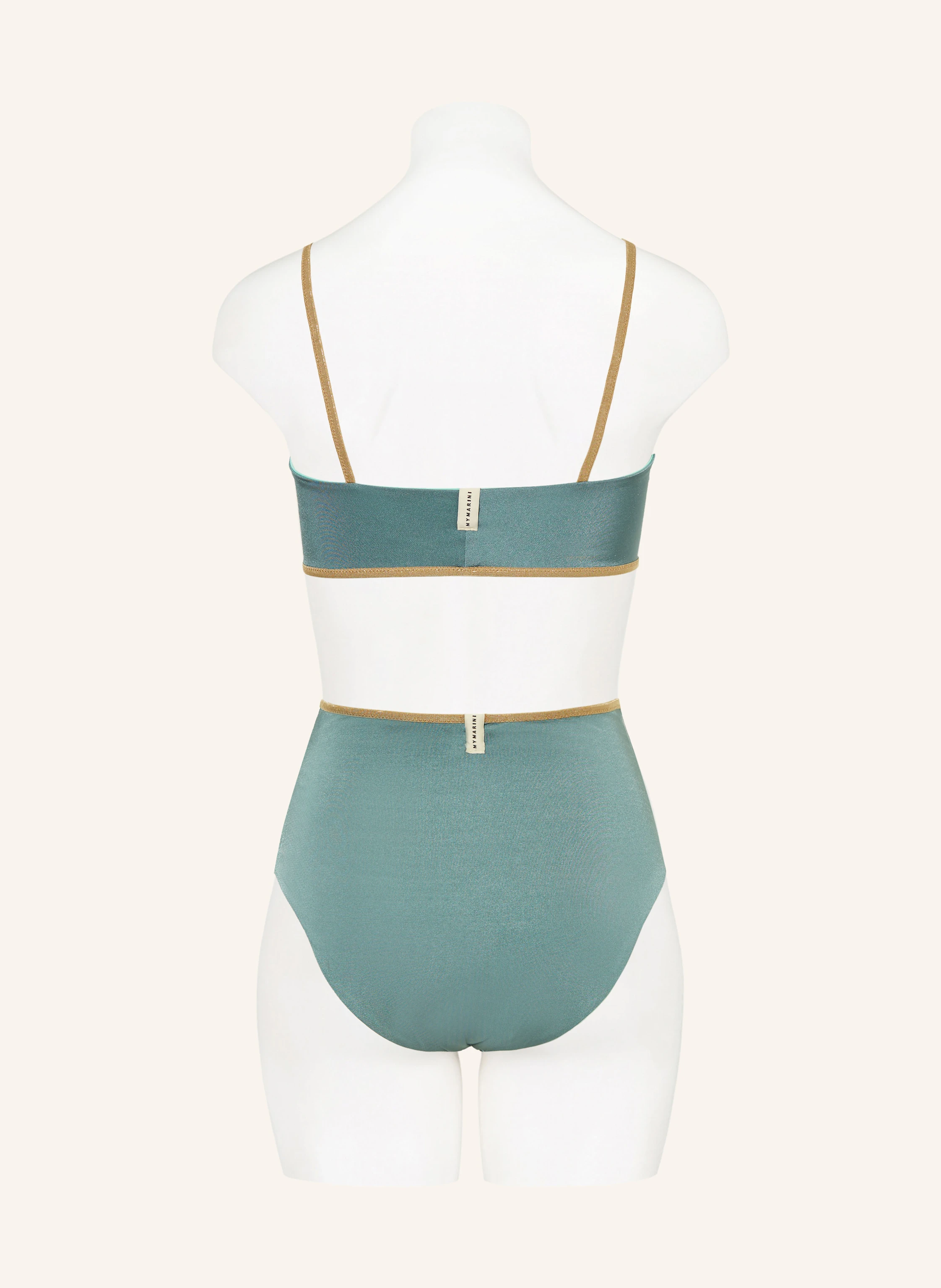 MYMARINI Bustier-Bikini-Top SHINE zum Wenden mit UV-Schutz 50+