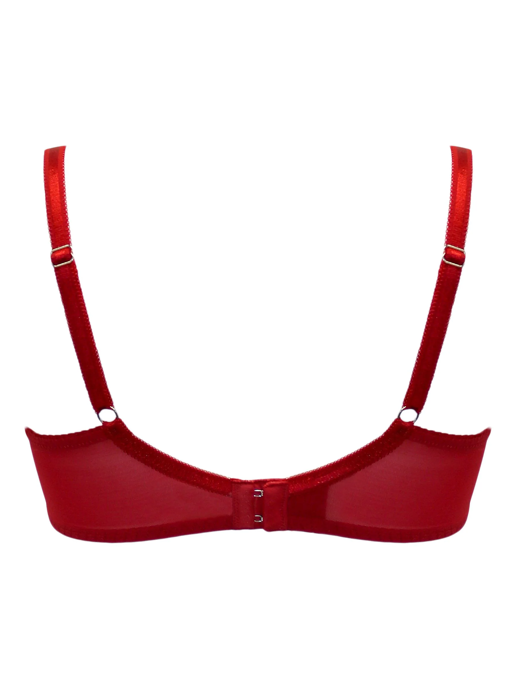 Rood - Pour Moi Fleur Balconette Bra