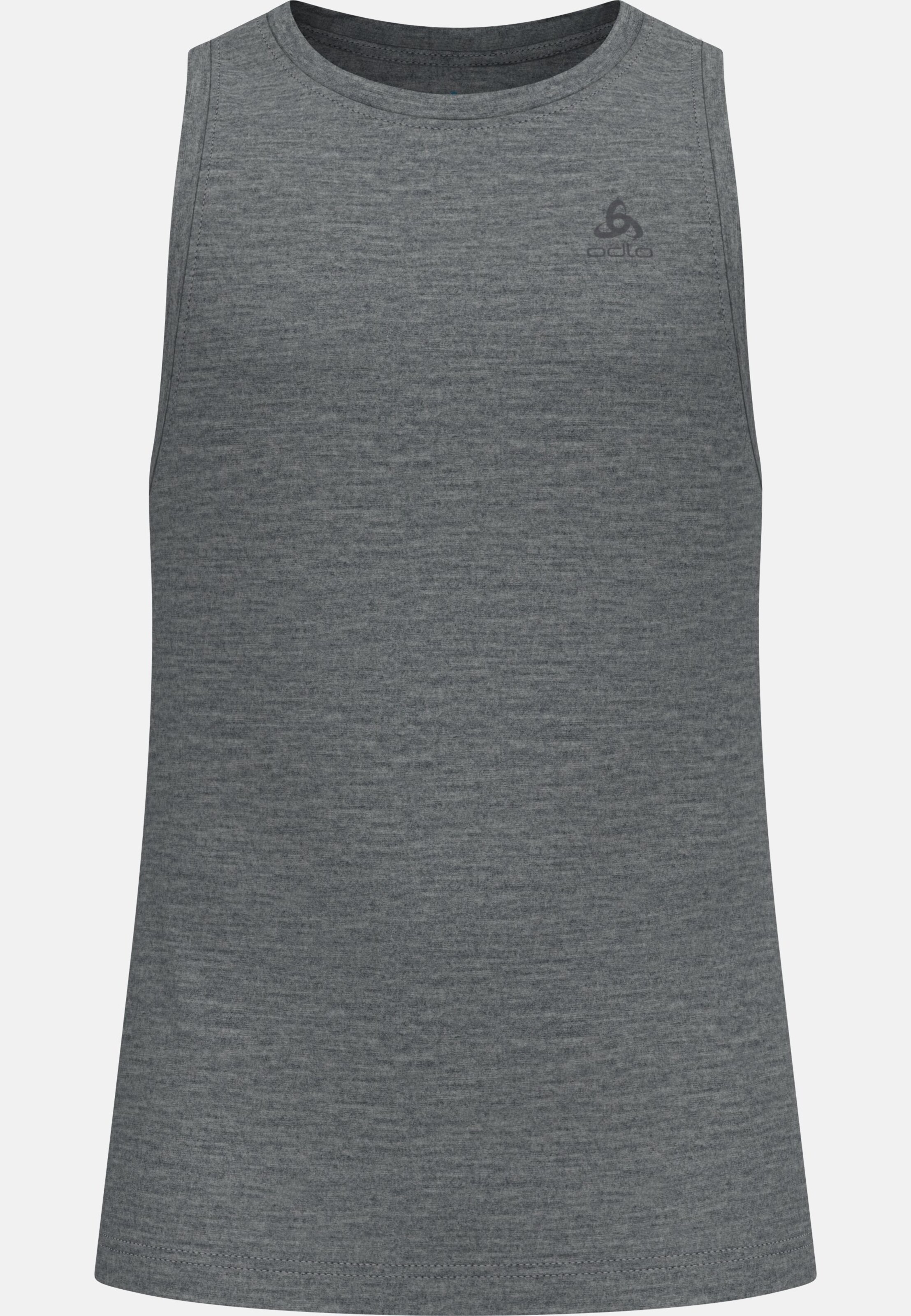 Natural Merino 160 Base Layer Singlet in odlo steel grey melange
