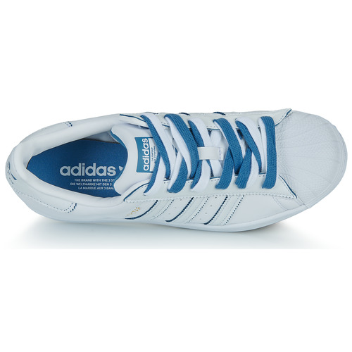 adidas Originals - SUPERSTAR W - Blanc / Bleu
