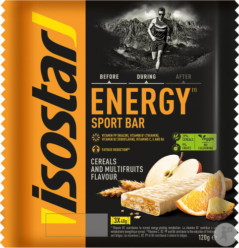 Isostar High Energy Sport Bar Multifruit 3x40g