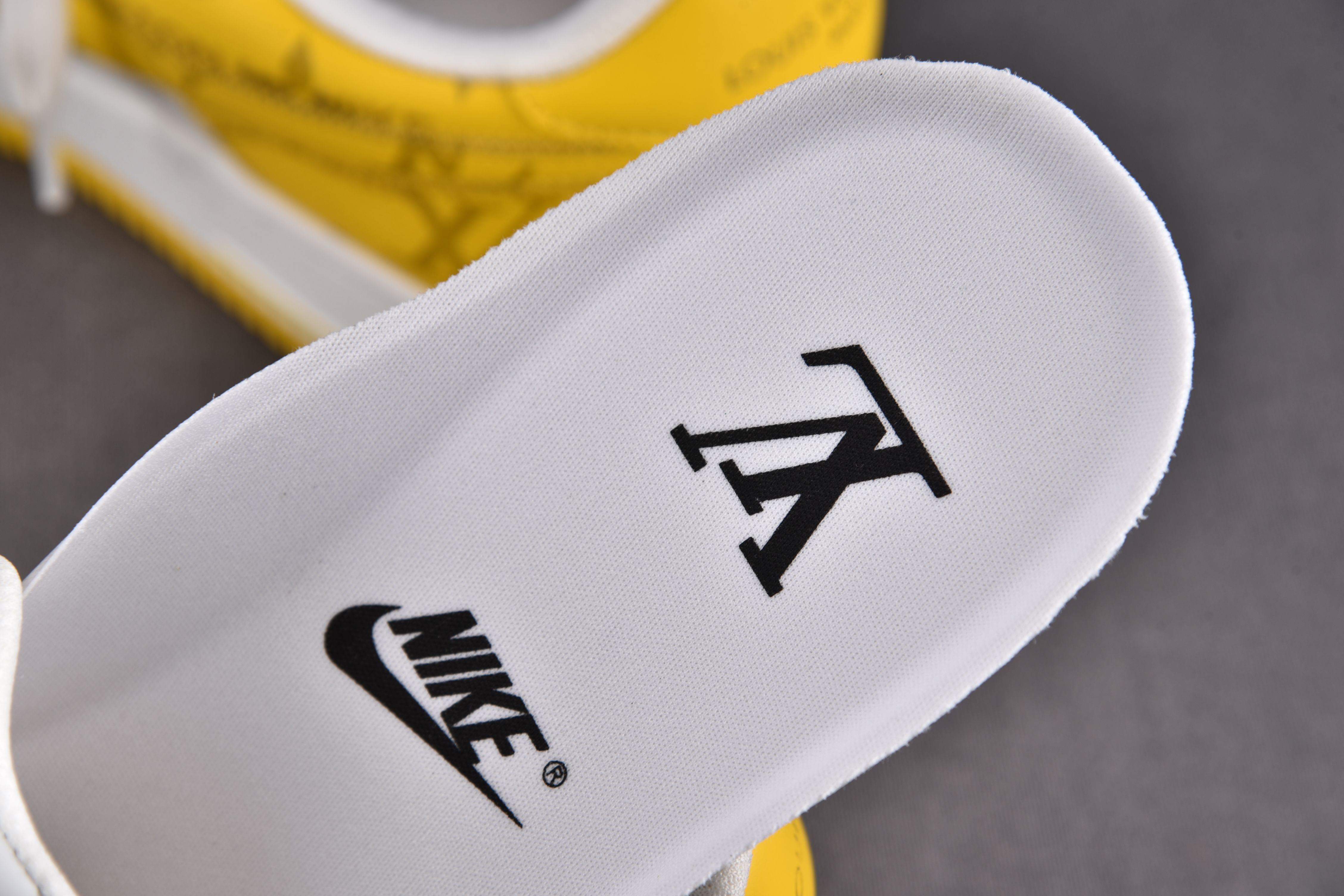 Nike Air Force 1 Low Louis Vuitton Royal Gray Yellow (Be careful about the size!!)