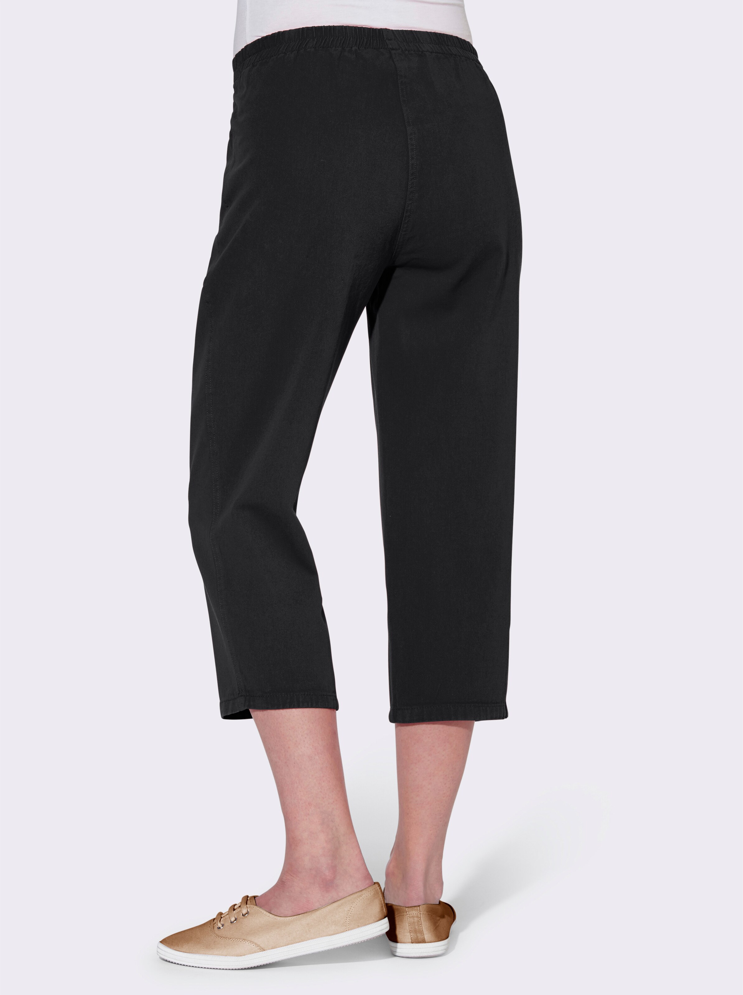 Caprihose aus reiner Baumwolle