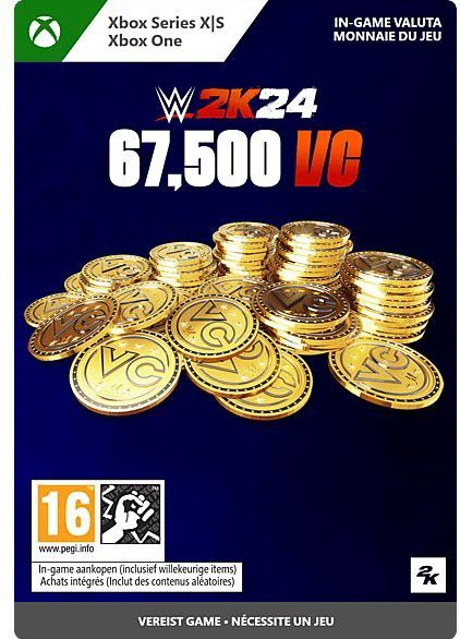 Microsoft - Wwe 2k24 - 67500 VC Pack - Xbox Series X - Gaming-accessoire