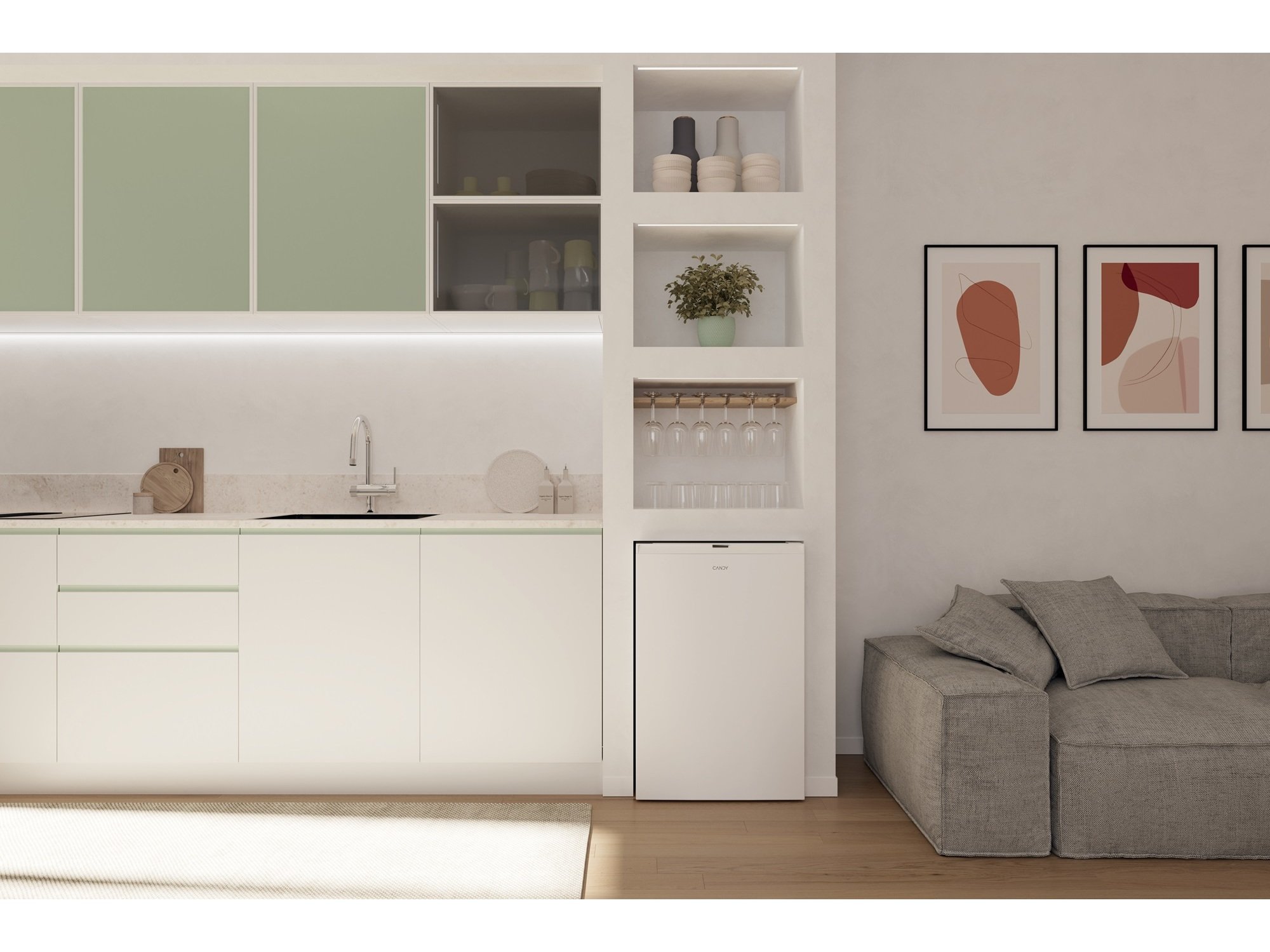 FRIGORIFICO 1 PORTA CANDY CNOQ2S58EW BRANCO E 114L