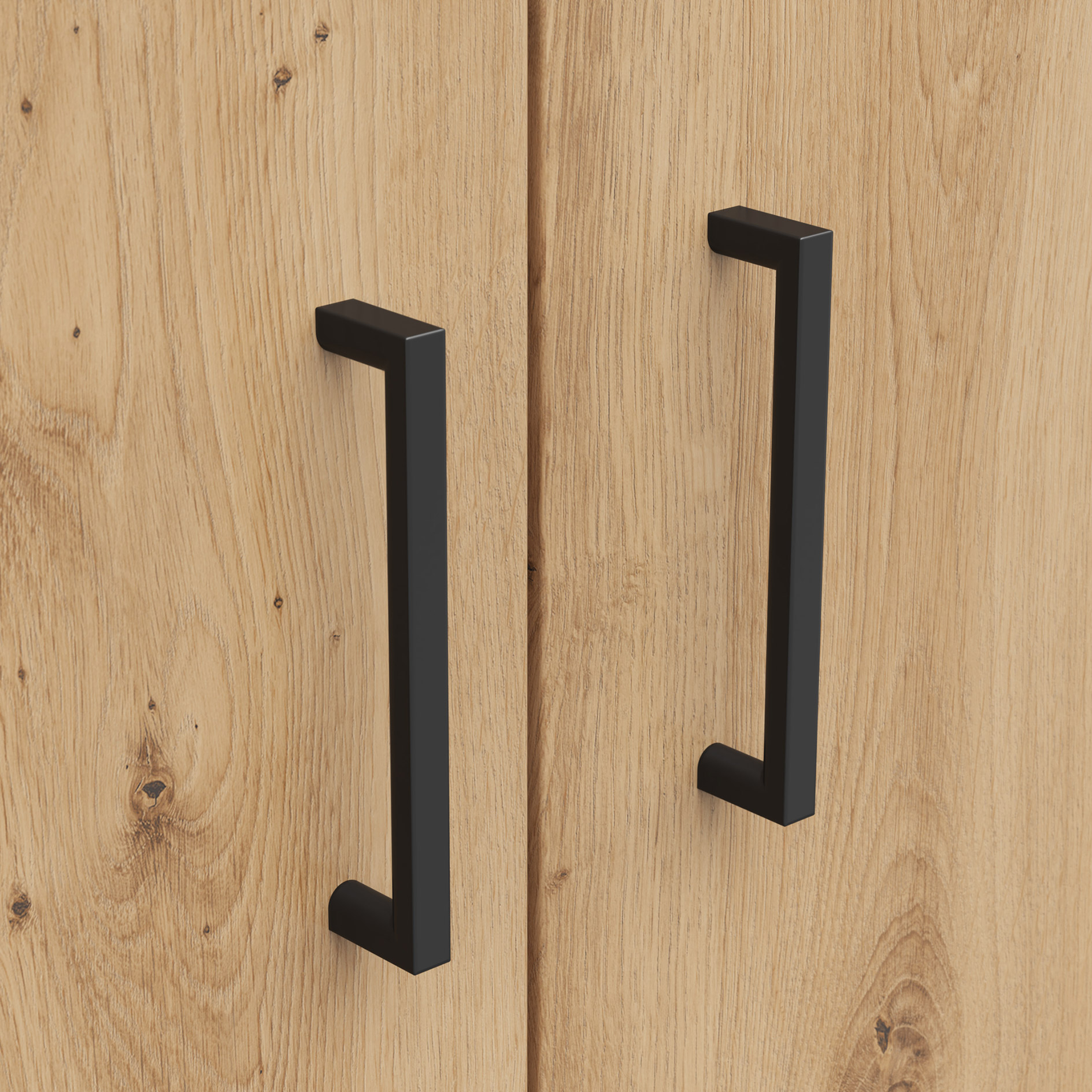 Drehtürenschrank - Artisan Eiche - Breite 80 cm