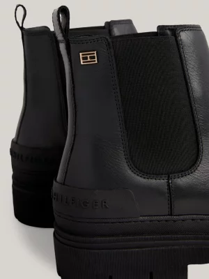 Botas casuais de couro até o tornozelo