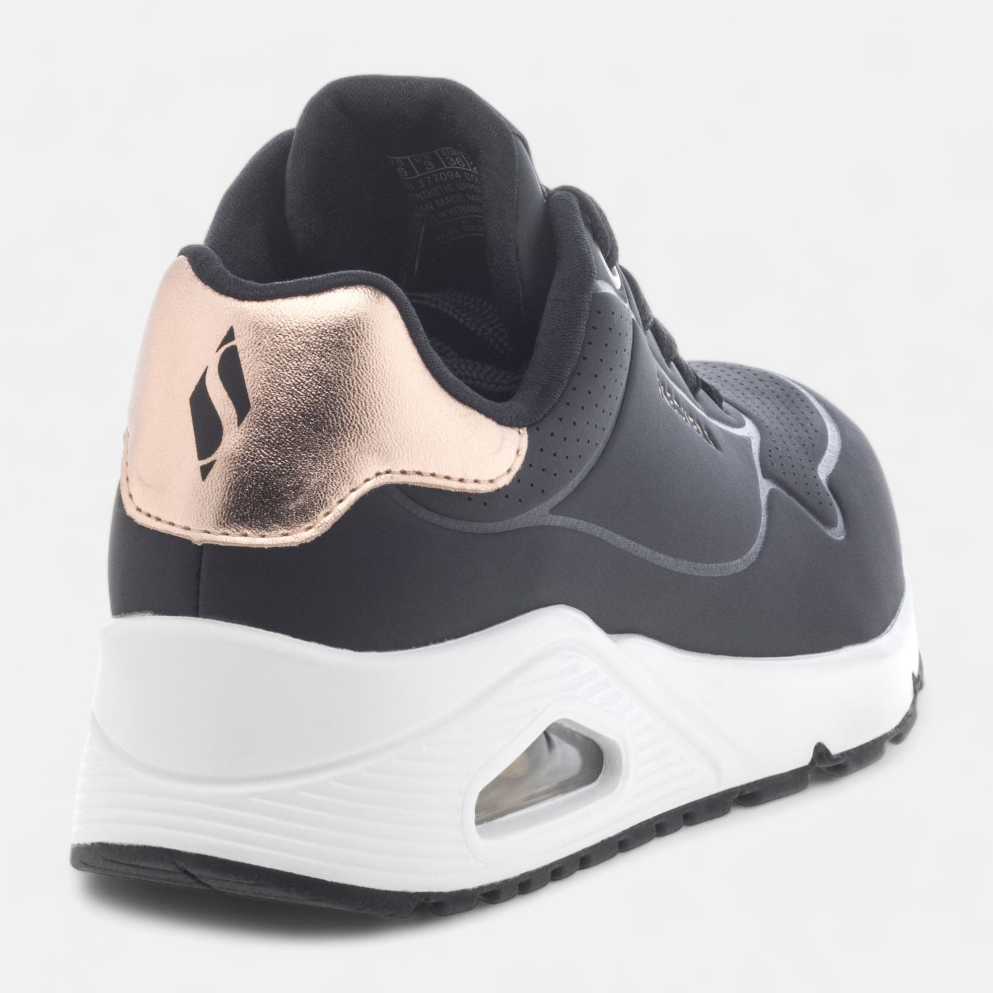Sneakers Femme noir vernis