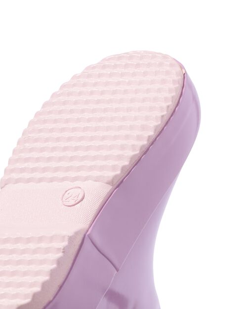 bottes de pluie bébé caoutchouc violet clair violet