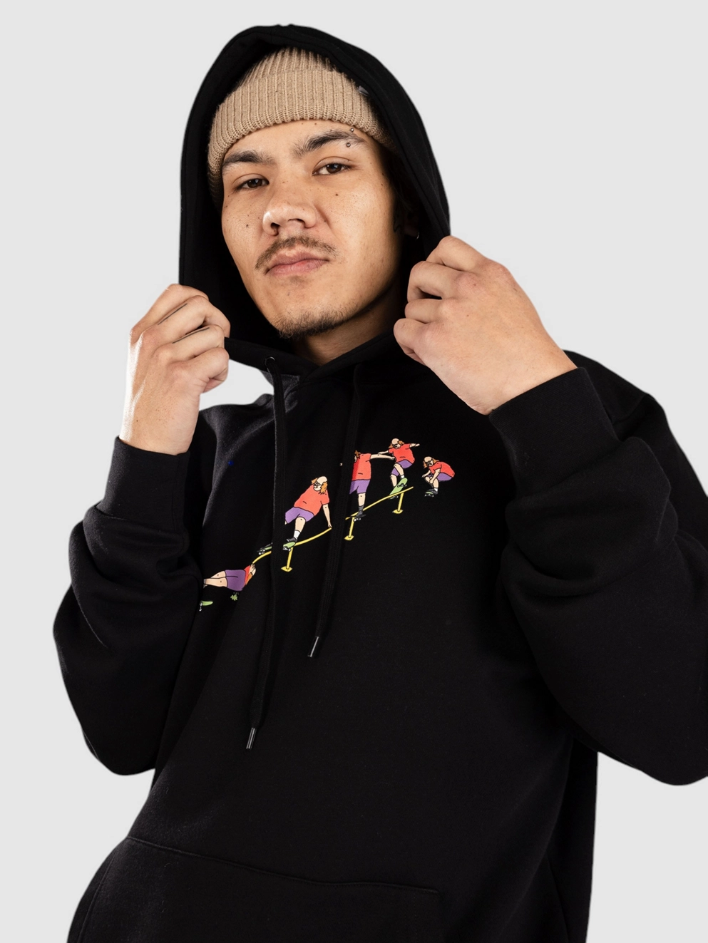Brother Merle Epic Bail Hoodie black