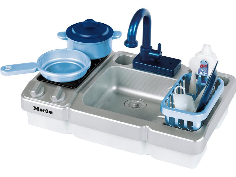 Klein-Toys Reinigungs-Spielzeug Miele Spüle Spülbecken-Spielzeug-Set