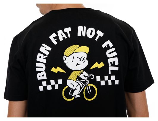 T-Shirt LeBram Burn Fat Not Fuel Noir