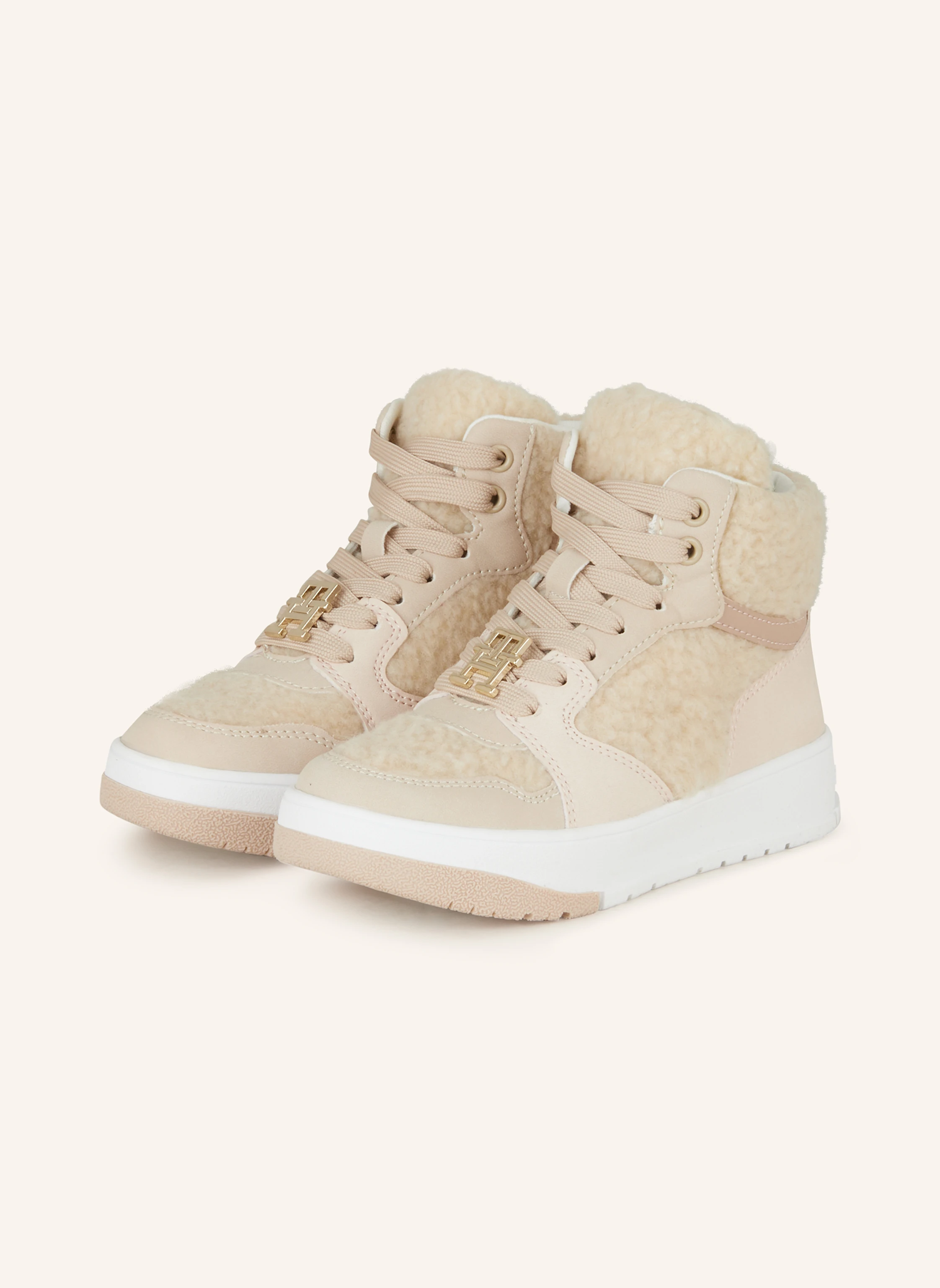 TOMMY HILFIGER Hightop-Sneaker mit Teddyfell