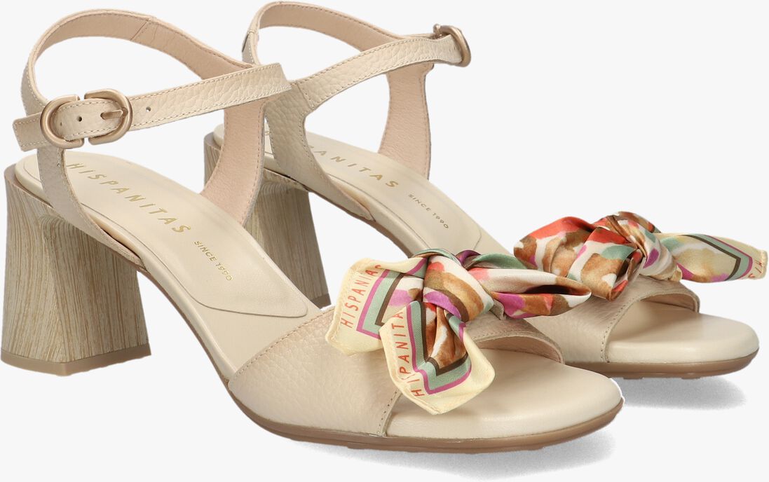 beige hispanitas sandalen met hak hv264868