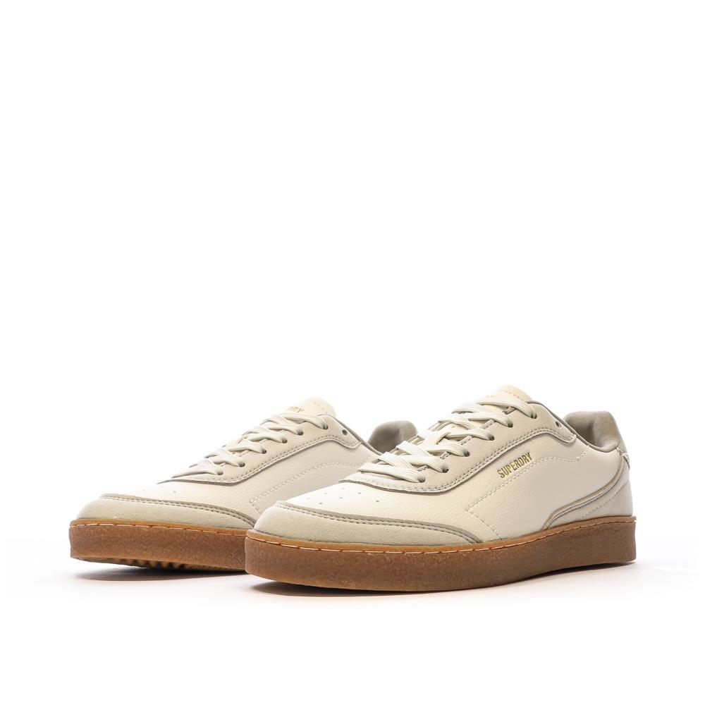 Superdry Baskets Blanche/Grise Femme Superdry Retro Sleek