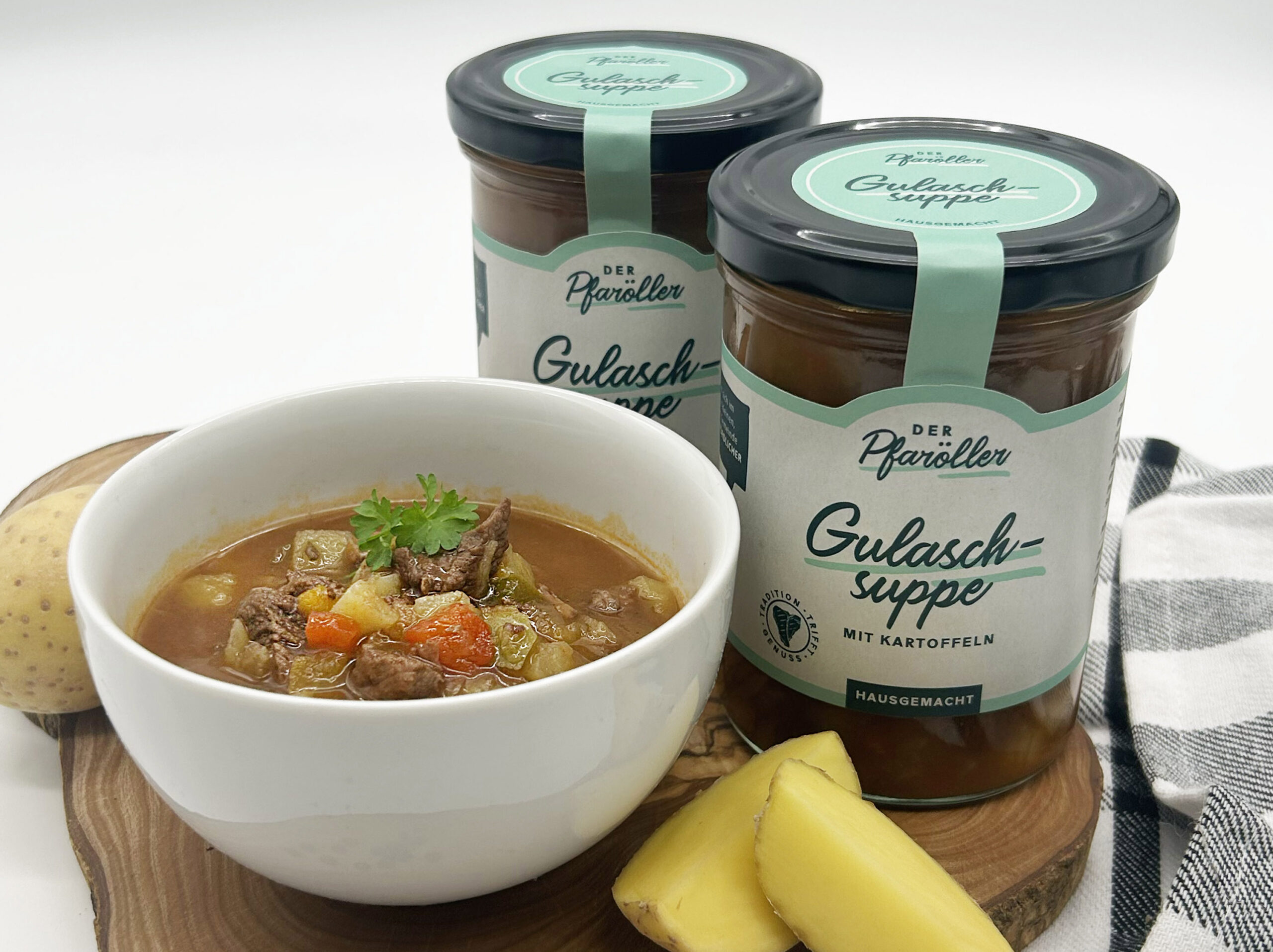 Gulaschsuppe mit Kartoffeln (2 Gläser)