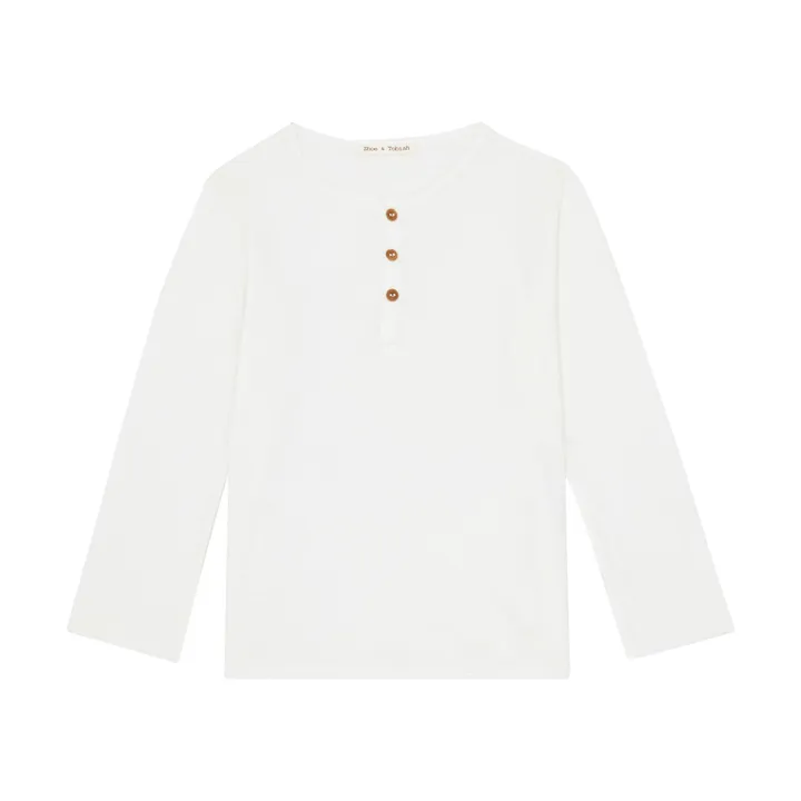 Zhoe & Tobiah T-Shirt Boutonné | Blanc