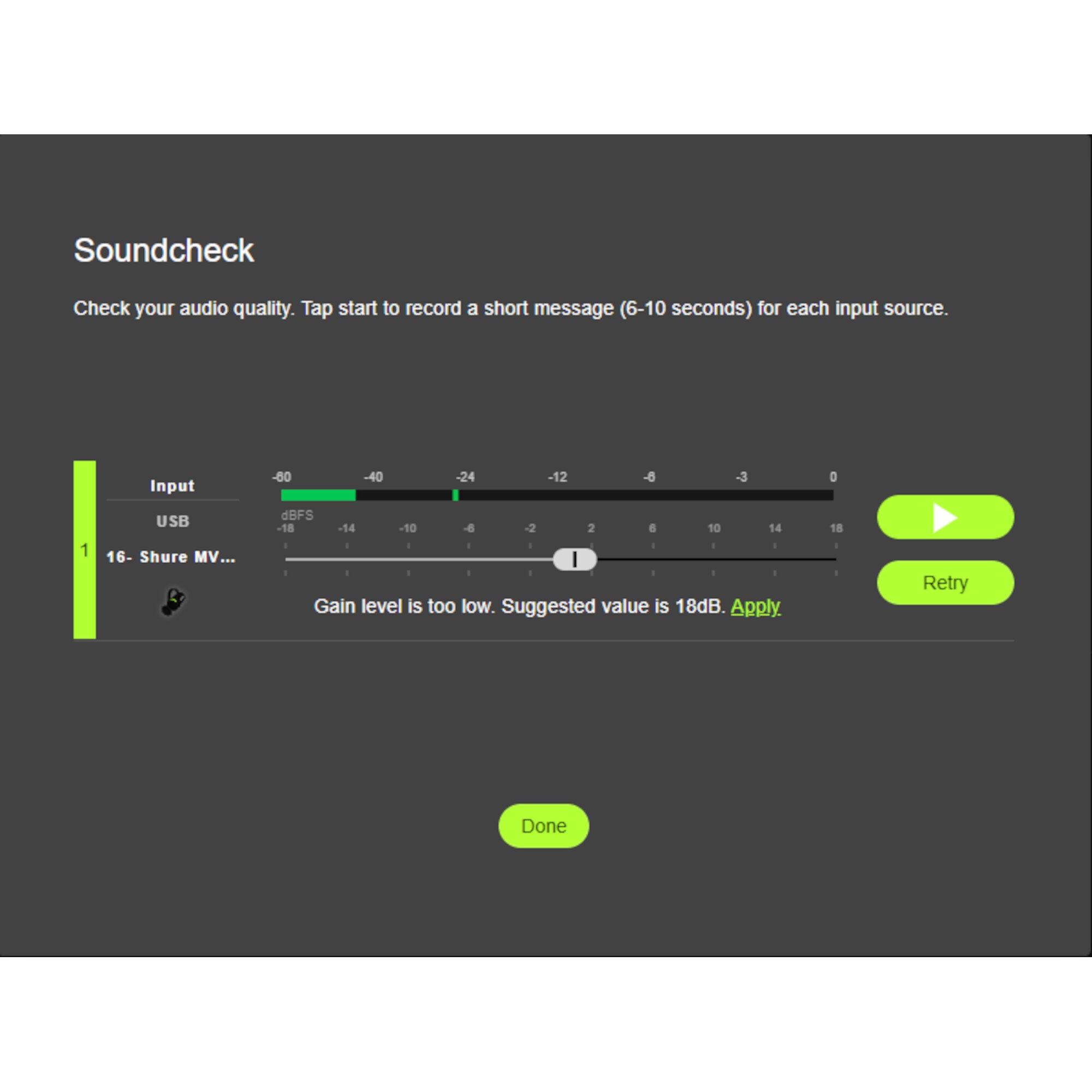 Shure Motiv MV7+ Black bundle met tafelstatief