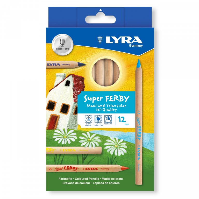 Lyra Buntstift Super Ferby Natur, 12er-Set