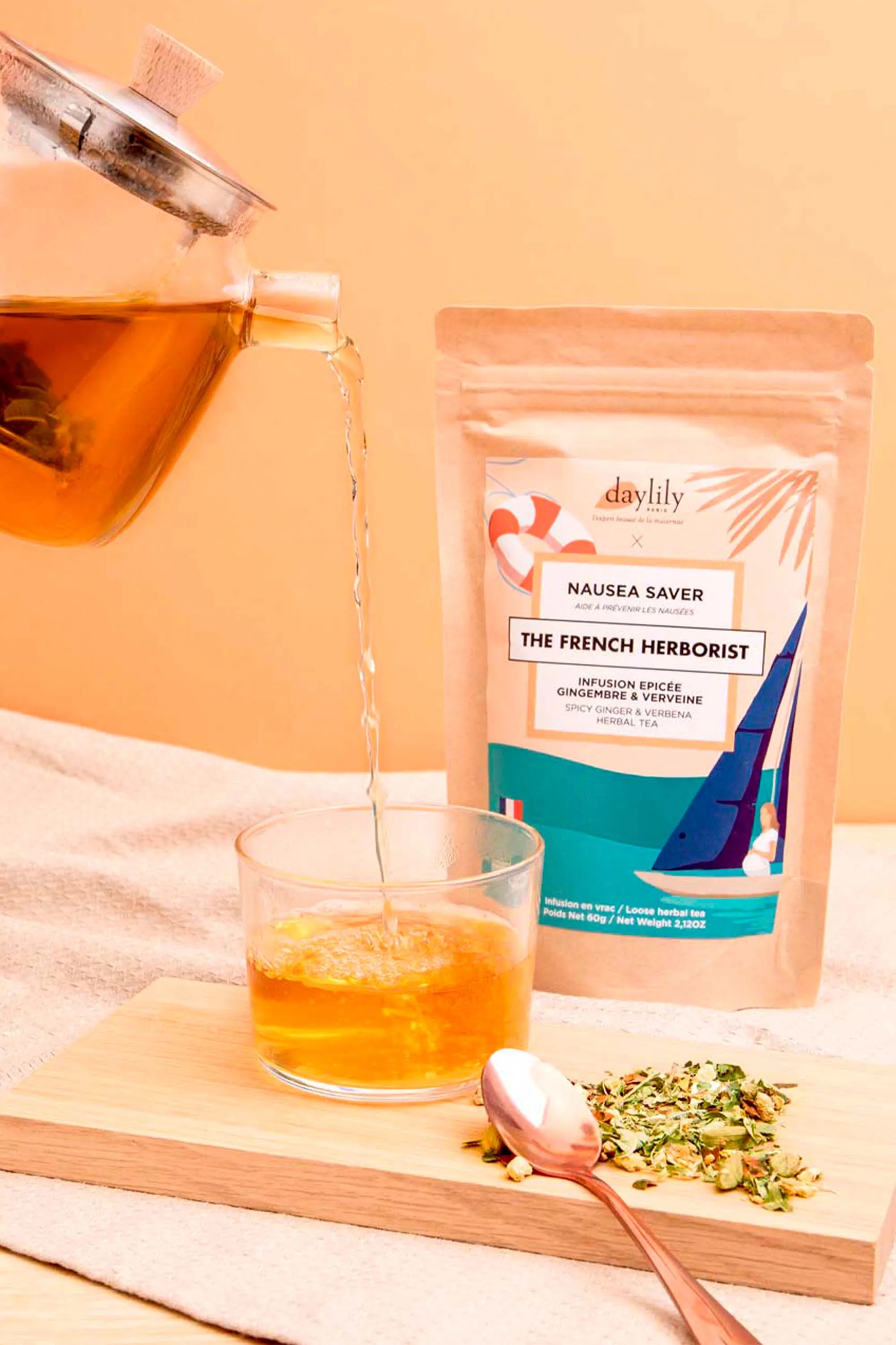 Daylily Paris Infusion anti-nausées Nausea Saver-60 g