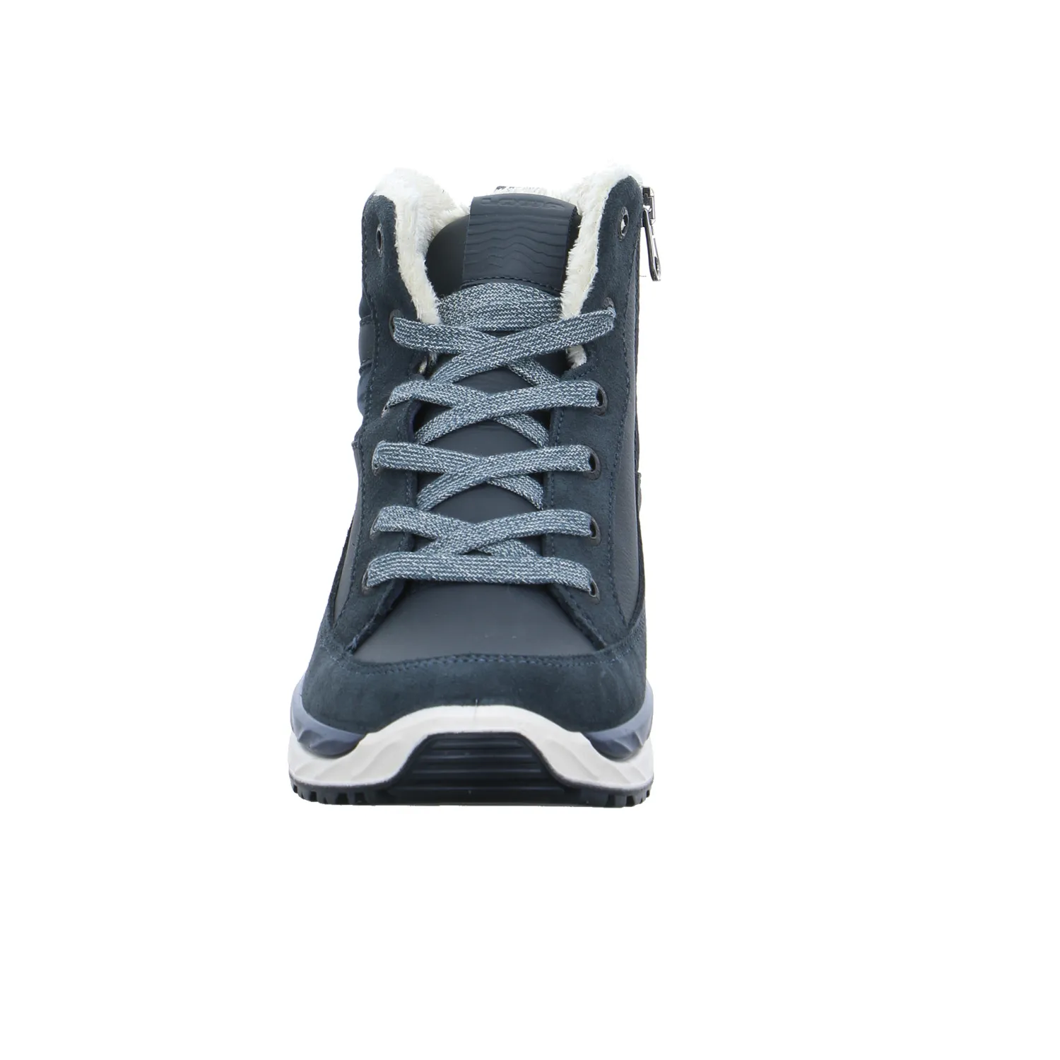 LOWA Snowboots Damen Blau Leder