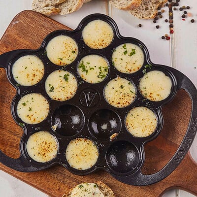 Poffertjes-Pfanne Gusseisen
