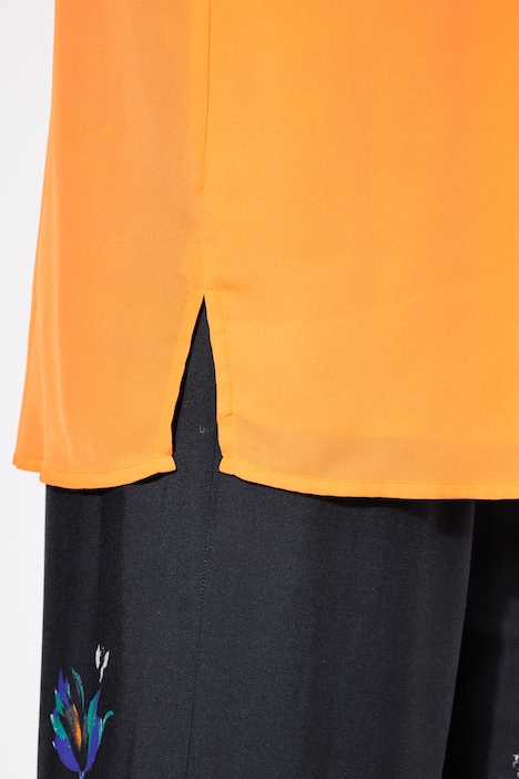 Bluse, Classic Fit, Schulter CutOut mit Spitze