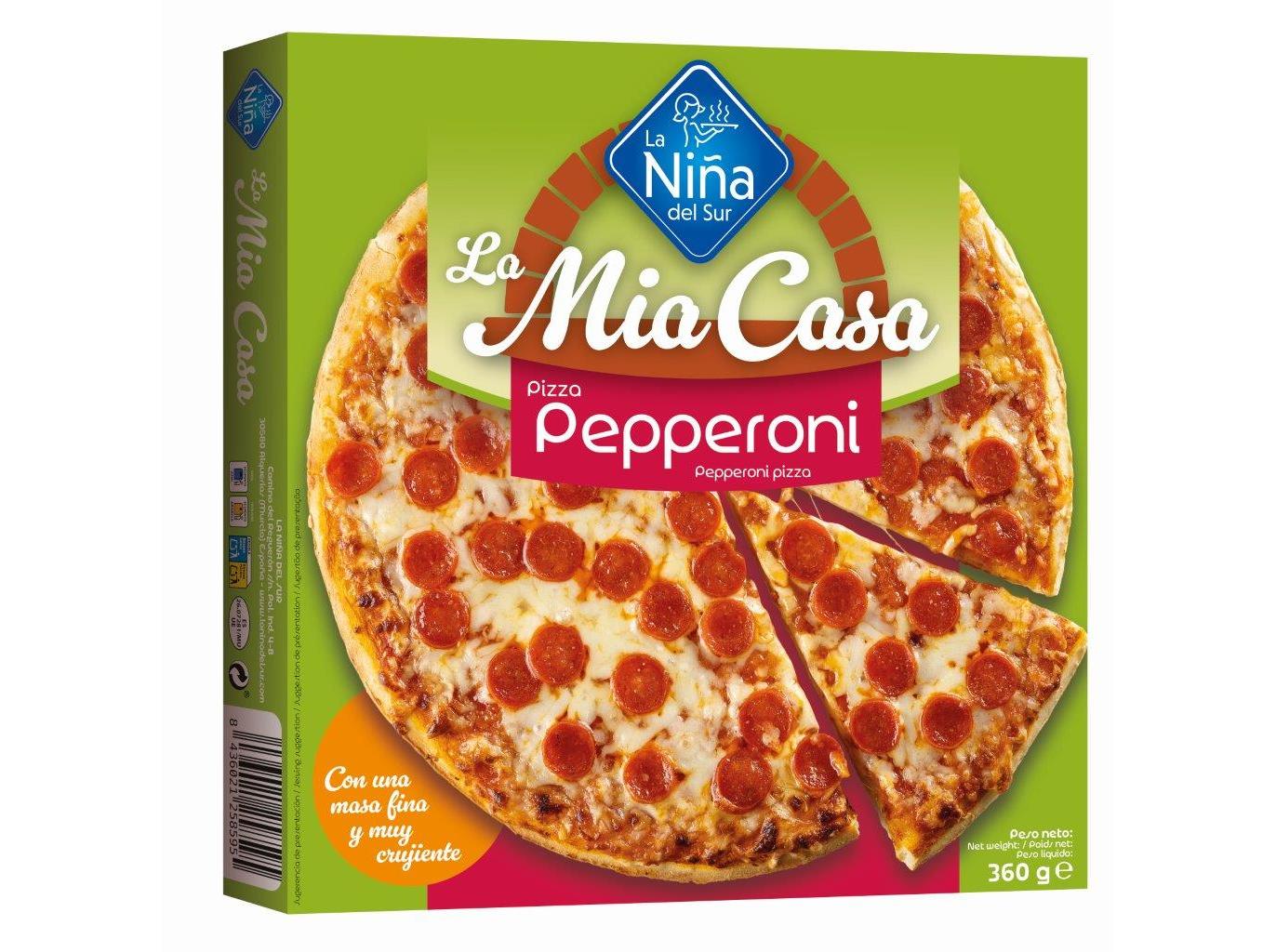 PIZZA LA NIÑA DEL SUR PEPPERONI 360G